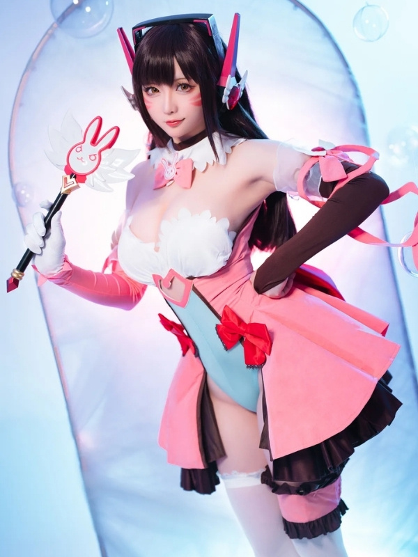 D.VA cosplay 18+ nsfw