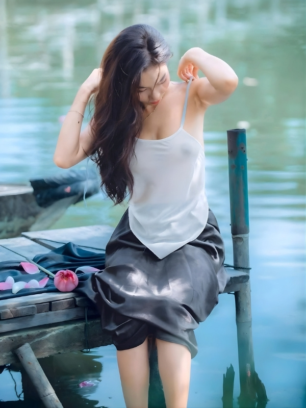 áo yếm thả rông hè