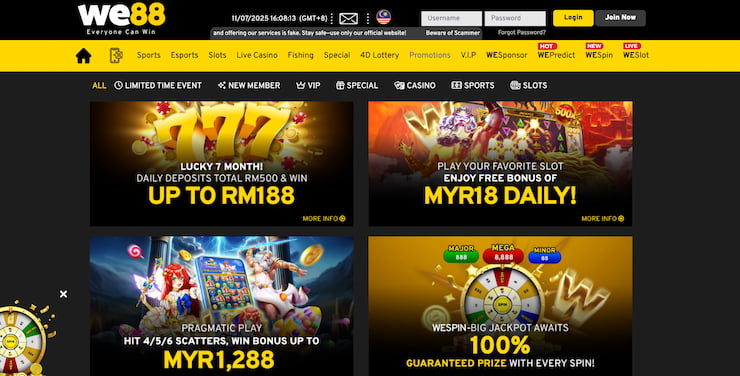 promotional-lineup-at-we88-the-best-online-casino-in-malaysia-for-bonuses